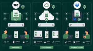 WeTransfer vs Google Drive vs Dropbox Transfer — Which to Use?